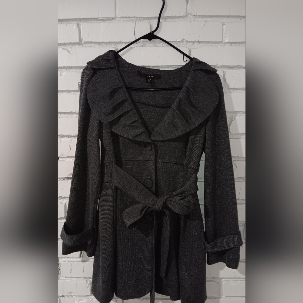 Fever gray dress jacket size m